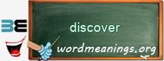 WordMeaning blackboard for discover